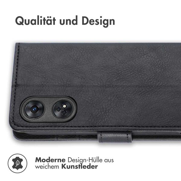 imoshion Luxuriöse Klapphülle Oppo Reno 8 T (4G) - Schwarz