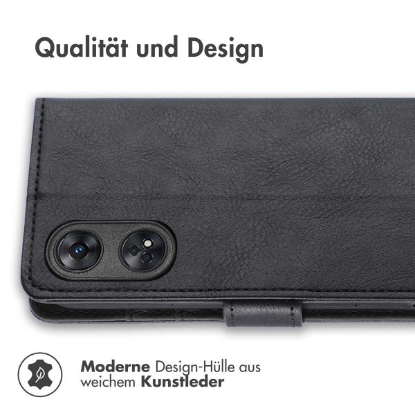 imoshion Luxuriöse Klapphülle für das Oppo Reno 8 T (4G) - Schwarz