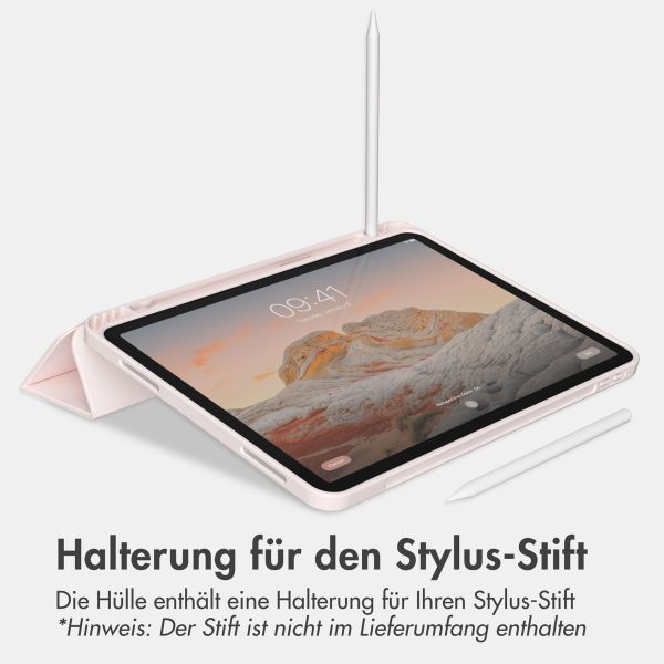 Accezz Smarte Klapphülle aus Silikon iPad Air 13 Zoll (2025) M3 / (2024) M2 - Rosa