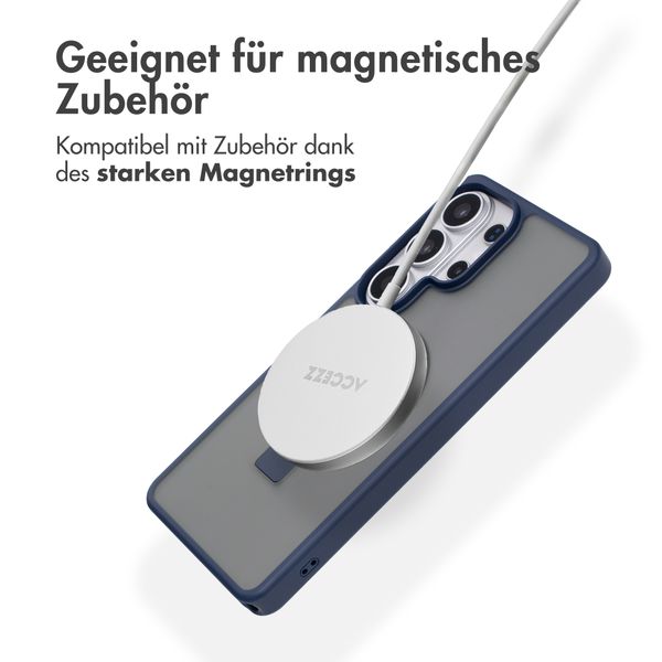Accezz Ring Stand Backcover mit MagSafe Samsung Galaxy S26 Ultra - Blau