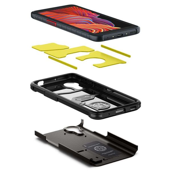 Spigen Tough Armor™ Case für das Samsung Galaxy Xcover 5 - Gunmetal