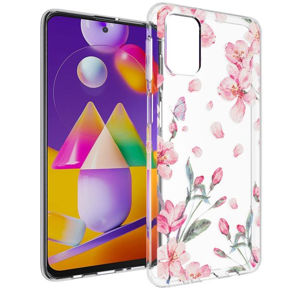 imoshion Design Hülle Samsung Galaxy M31s - Blume - Rosa