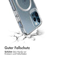 imoshion Klare Glitter Backcover mit MagSafe Apple iPhone 12 (Pro) - Gold