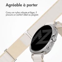 Accezz Nylon Alpine Armband für Samsung Galaxy Watch Ultra 2 (2026) / Ultra (2024/2025) - Polarstern