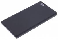 Schwarze unifarbene Hardcase-Hülle für  Huawei P8 Lite