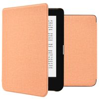 imoshion Canvas Sleepcover Klapphülle für das Kobo Clara 2E / Tolino Shine 4 - Peach