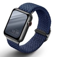 Uniq Aspen Geflochtenes Armband für das  Apple Watch Series 1 t/m 11 / SE / Ultra (44/45/46/49 mm) - Oxford Blue