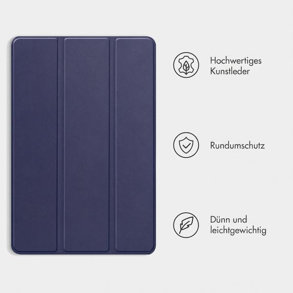 imoshion Trifold Klapphülle Apple iPad Pro 11 (2022 / 2021 / 2020 / 2018) - Dunkelblau
