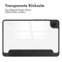 imoshion Trifold Hardcase Klapphülle Samsung Galaxy Tab A9 8.7 Zoll - Schwarz