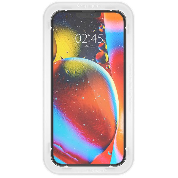 Spigen AlignMaster Full Screen Protector 2-Pack für das iPhone 13 Pro Max - Schwarz