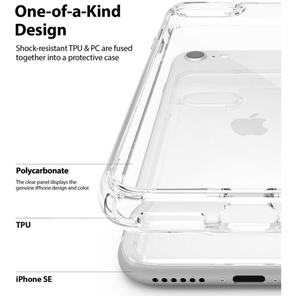 Ringke Fusion Case Transparent für das iPhone SE (2022 / 2020) / 8 / 7