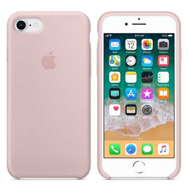 Apple Silikoncase Apple iPhone SE (2022 / 2020) / 8 / 7 - Chalk Pink