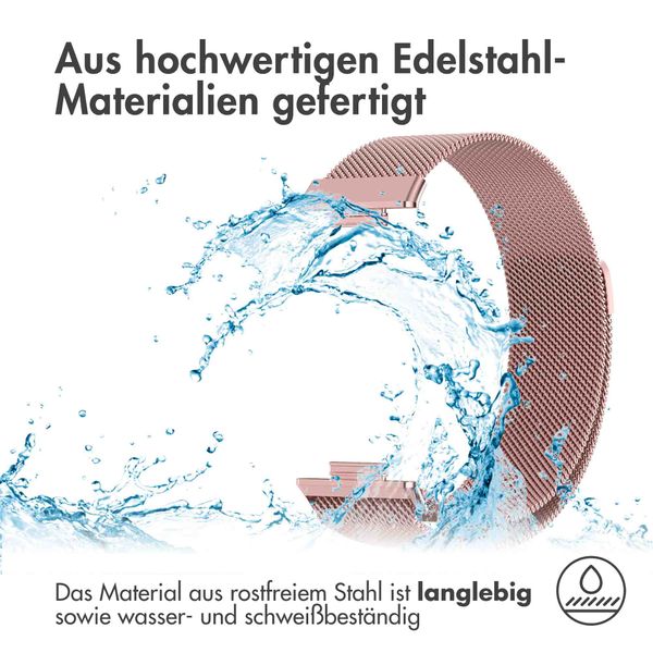 imoshion Magnetisches Milanaise Armband für das  Huawei Watch Fit 2 - Rosa