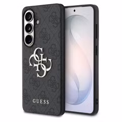 Guess 4G Metal Logo Back Cover Samsung Galaxy S26 Plus - Schwarz
