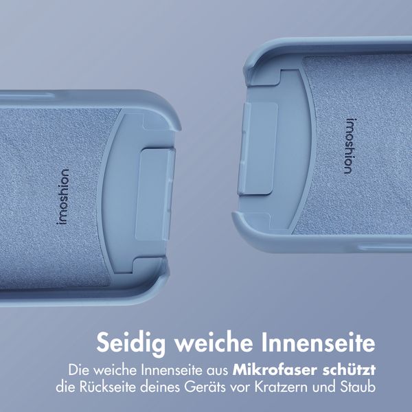 imoshion Color Backcover mit abtrennbarem Band MagSafe für das iPhone 16 - Ash Blue