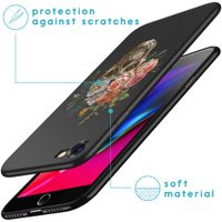 imoshion Design Hülle für das iPhone SE (2022 / 2020) / 8 / 7 - Flower skull