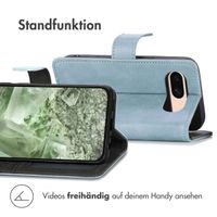 imoshion Luxuriöse Klapphülle Google Pixel 8a - Hellblau
