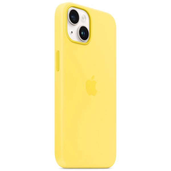 Apple Silikon-Case MagSafe für das iPhone 14 - Canary Yellow