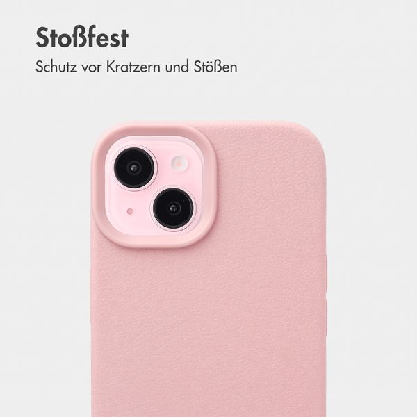 imoshion Texture Backcover Apple iPhone 15 - Rosa