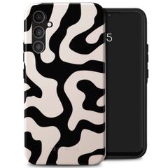Selencia Vivid Back Cover Samsung Galaxy A34 (5G) - Art Wave Black