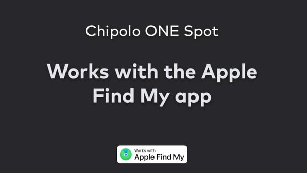 Chipolo ONE Spot – Bluetooth-Tracker für iOS – 4 Pack – Schwarz