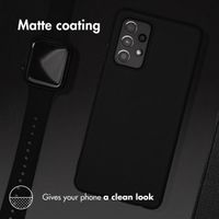 Accezz Color TPU Hülle Samsung Galaxy A33 - Schwarz