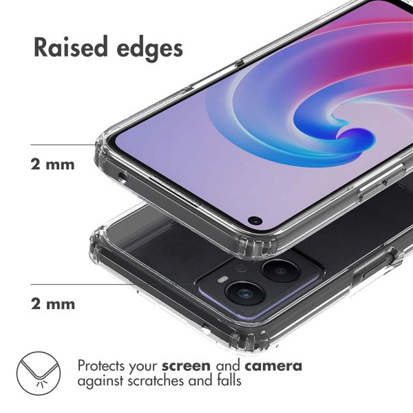 Accezz Xtreme Impact Backcover für das Oppo A96 - Transparent