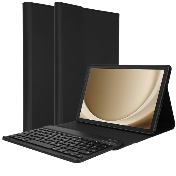 Accezz QWERTY Bluetooth Keyboard Klapphülle für das Samsung Galaxy Tab A9 Plus