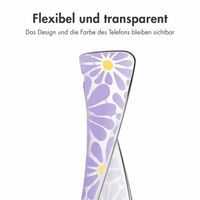 imoshion  Design Hülle für das Samsung Galaxy A54 - Tropical Violet Flowers Connect