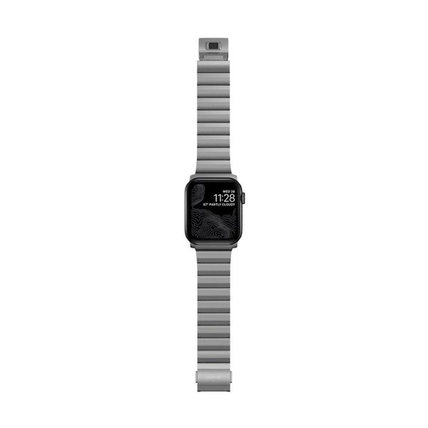 Nomad Titan-Gliederarmband für Apple Watch | 44/45/46/49 mm - Silber