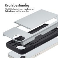 imoshion Backcover mit Kartenfach iPhone 16e - Grau