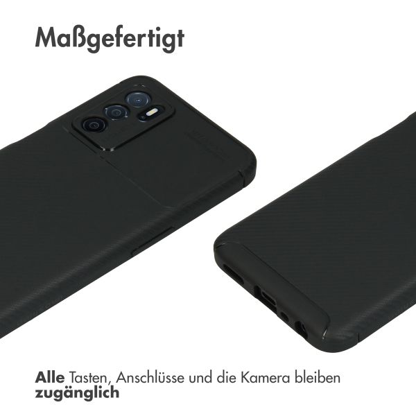 imoshion Carbon-Hülle für das Oppo A16(s) / A54s - Schwarz