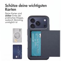 imoshion Backcover mit Kartenfach Apple iPhone 18 Pro / 17 Pro - Dunkelblau