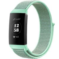 imoshion Nylonarmband für das Fitbit Charge 3 / 4 - Mintgrün