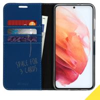 Accezz Wallet TPU Klapphülle Samsung Galaxy S21 Plus - Dunkelblau