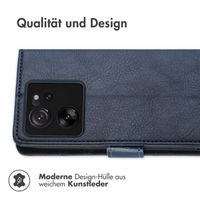 imoshion Luxuriöse Klapphülle Xiaomi 13T / 13T Pro - Dunkelblau