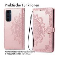 imoshion Mandala Klapphülle Samsung Galaxy S24 FE - Rosé gold