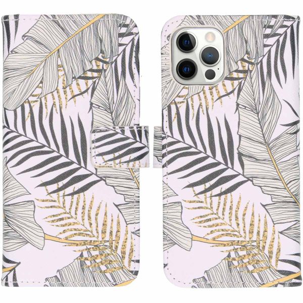 imoshion Design TPU Klapphülle iPhone 12 (Pro) - Glamour Botanic