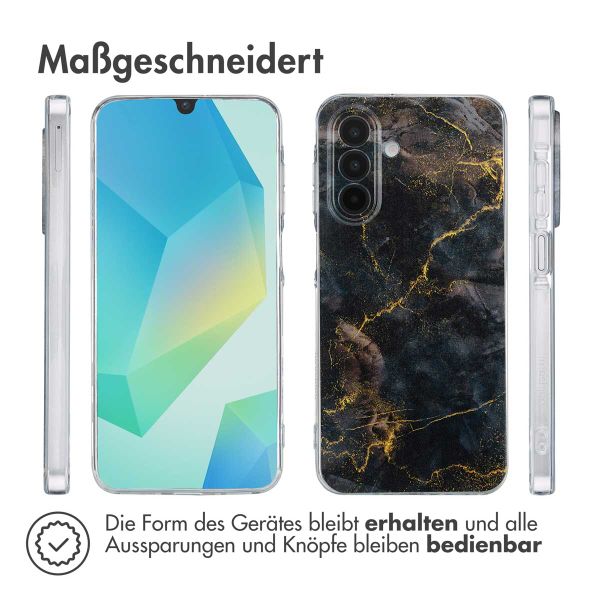 imoshion Design Hülle Samsung Galaxy A26 - Black Marble