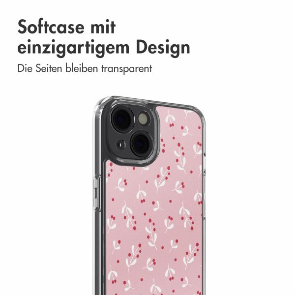 imoshion Design Hülle Apple iPhone 14 - Berries Blush