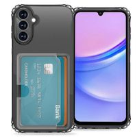 imoshion Soft Case Back Cover mit Kartenhalter für das Samsung Galaxy A15 (5G/4G) - Transparent