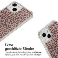 imoshion Design Hülle mit Band Apple iPhone 13 - Leopard Mood