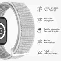imoshion Nylonarmband für das  Apple Watch Series 1 t/m 9 / SE (38/40/41 mm) | Series 10 / 11 (42 mm) - Seashell