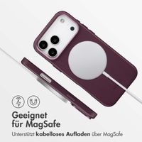 Accezz MagSafe Leather Backcover Apple iPhone 17 Pro Max - Heath Purple
