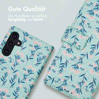 imoshion Design Klapphülle Samsung Galaxy A14 (5G/4G) - Blue Flowers