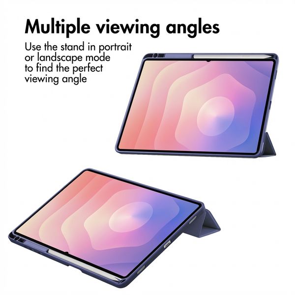 imoshion Trifold Hardcase Klapphülle Samsung Galaxy Tab S11 Ultra - Dunkelblau