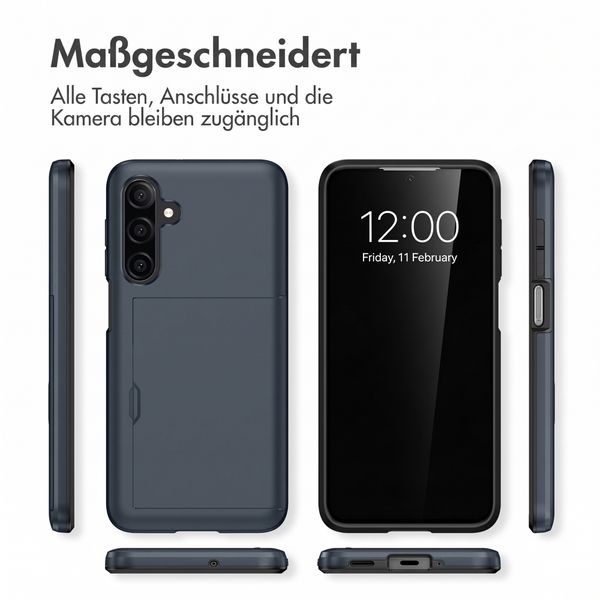 imoshion Backcover mit Kartenfach Samsung Galaxy A18 (4G) - Dunkelblau