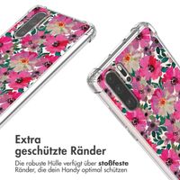 imoshion Design Hülle mit Band Huawei P30 Pro - Flower Water