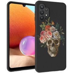 imoshion Design Hülle für das Samsung Galaxy A32 (5G)  - Flower skull