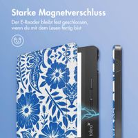 imoshion Design Slim Hard Case Sleepcover mit Stand für das Tolino Vision 5 - Flower Tile